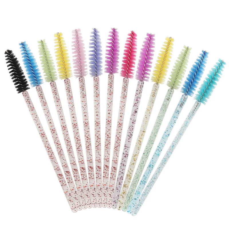 50 шт./лот одноразовая кристальная кисть для ресниц Beauty Pink Eyelash tension поставщик