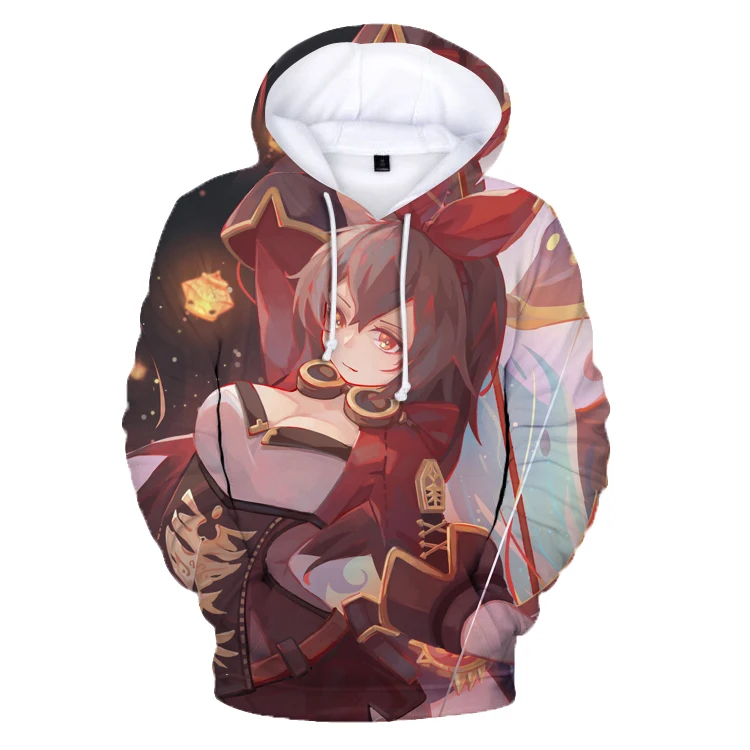 

3D Printing Anime Hoodie Boy/Girl/Children Sweater Game Hooded Sweatshirt Streetwear Men's Ladies Tops