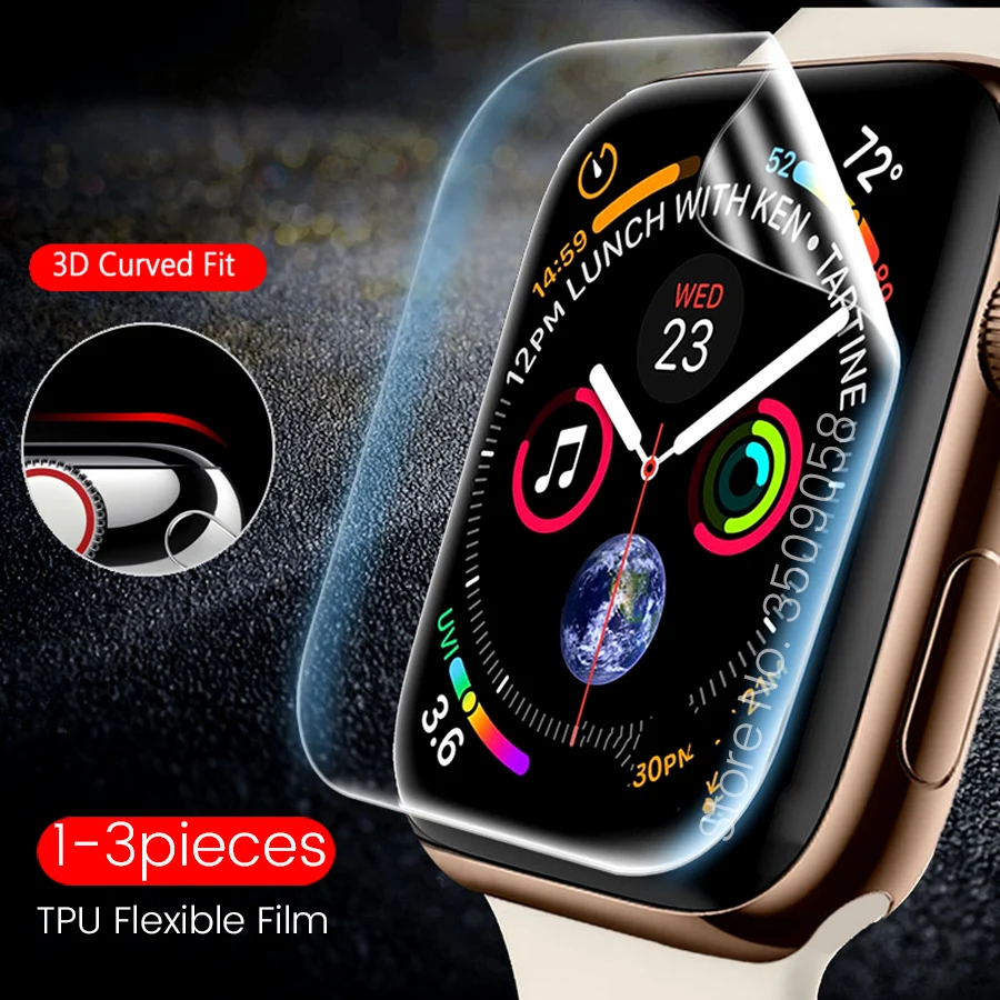 

1-3 шт. Гибкая мягкая защитная пленка из ТПУ для apple iwacth Серия 6 wacth Серия 6 se 44 мм 40 мм 44 мм защита для экрана не стекло
