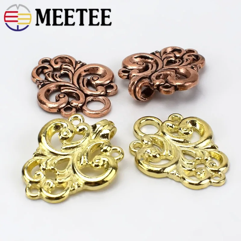 2/5 шт Ретро металлическая кнопка для шубы Шаль Воротник Одежда Пояс декоративные