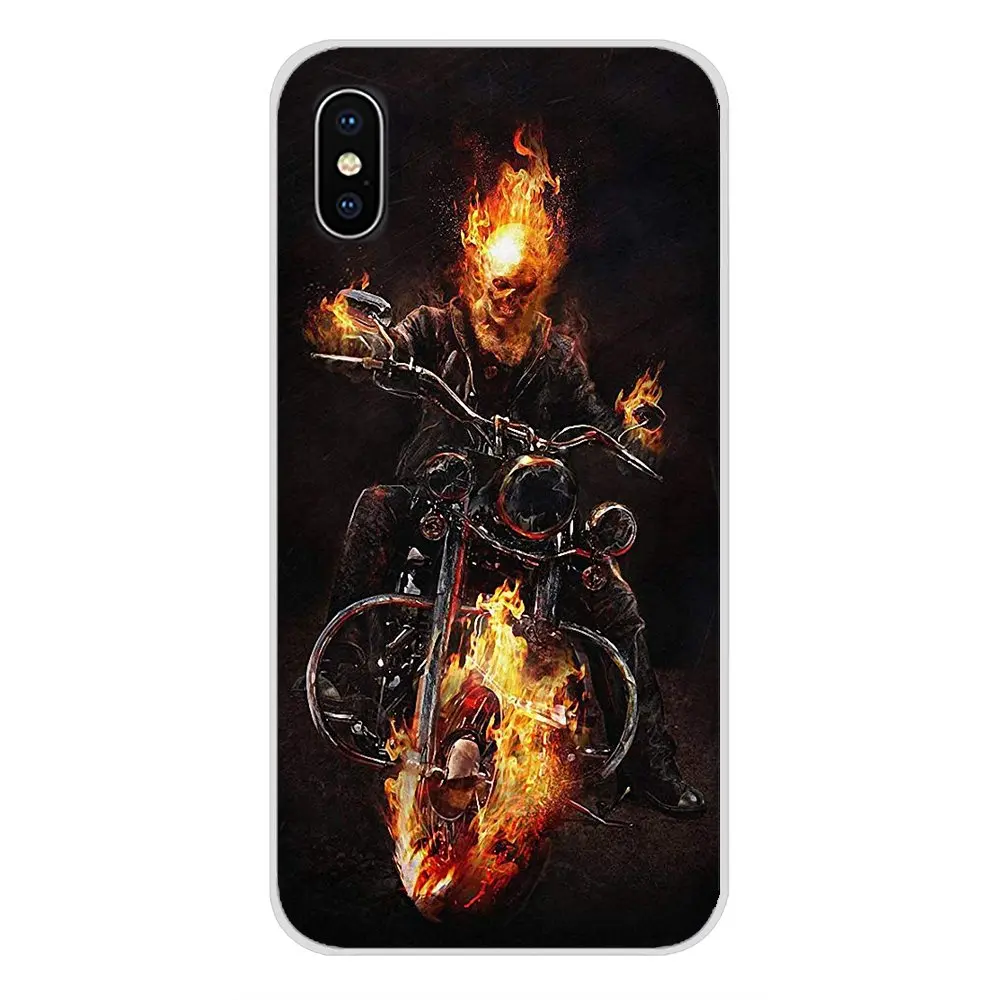 Распродажа Ghost Rider аксессуары для телефонов Чехлы Apple iPhone X XR XS 11Pro MAX 4S 5S 5C SE 6S 7 8 Plus