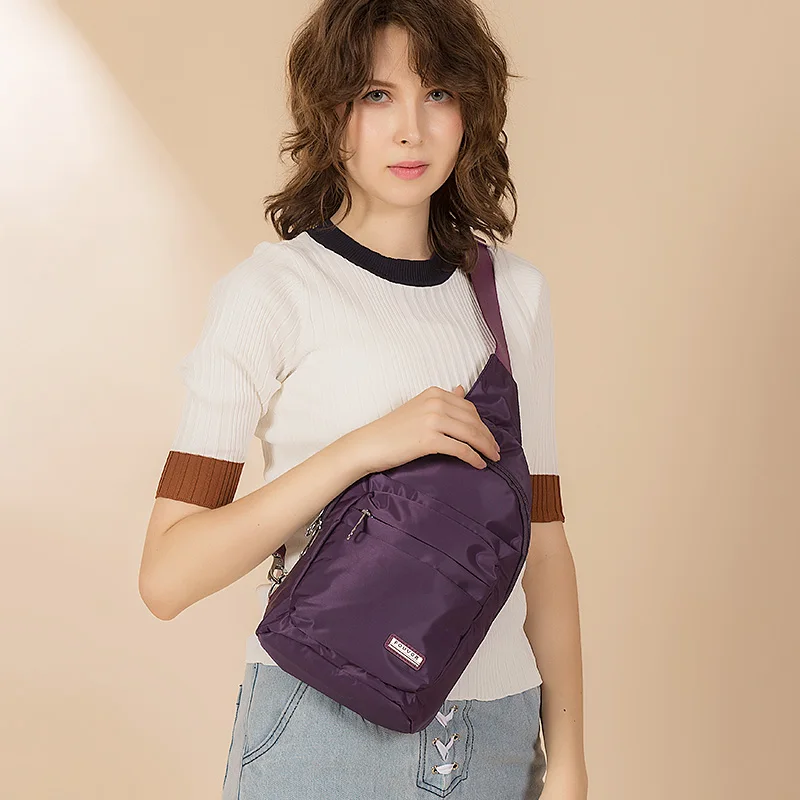 Fouvor 2019 New Fashion Women Oxford Small Chest Bags Waterproof Nylon Canvas Bag Sport Messenger For Teenage Girls 2800-16 | Багаж и