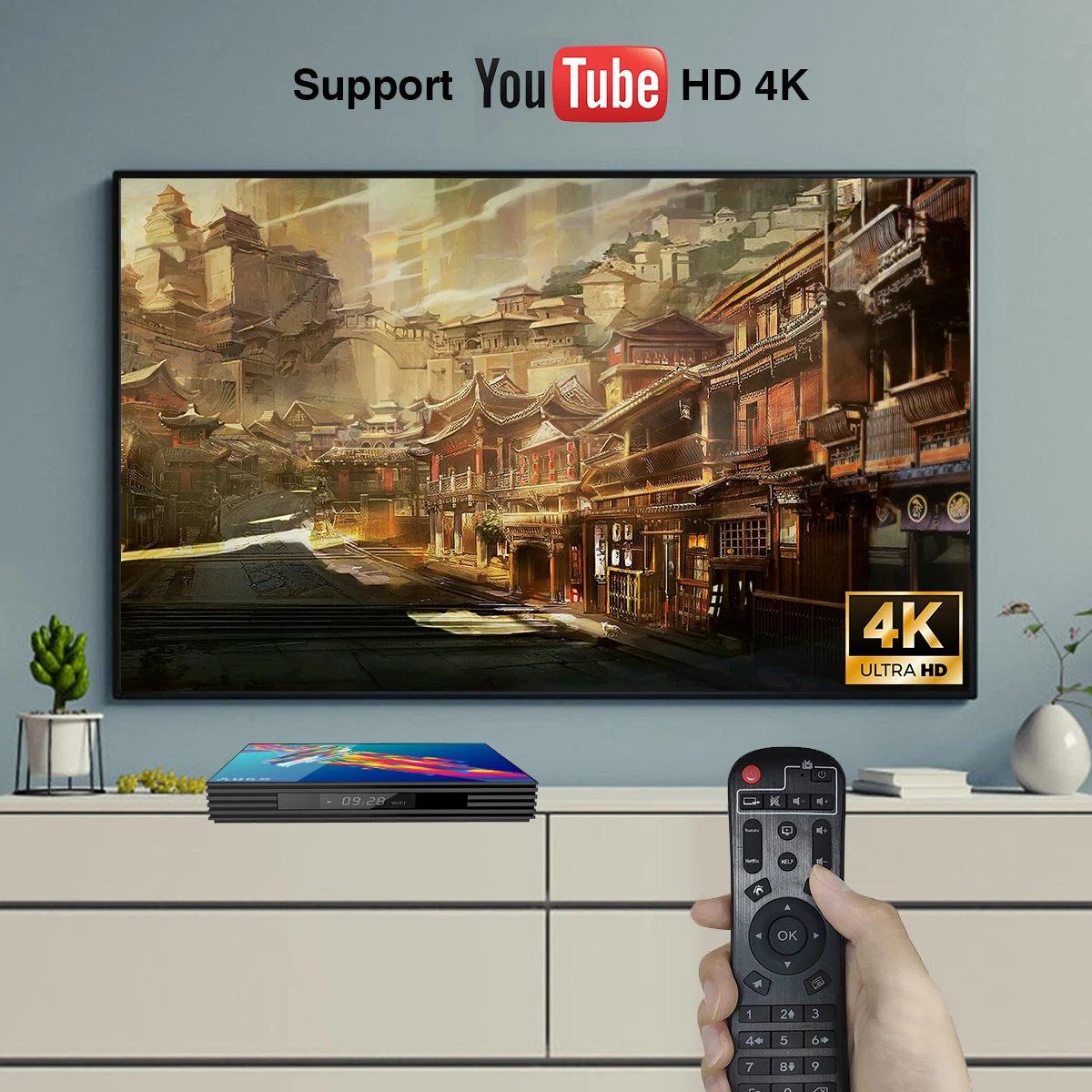 A95X R3 Смарт ТВ приставка Android 9,0 ТВ приставка 4K 3D Мини ТВ приставка 2 ГБ 4 ГБ 32 ГБ 64 Гб четырехъядерный медиаплеер PK X96 HK1 Max мини IP tv