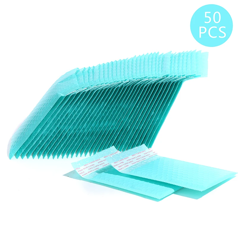 

50pcs Bubble Mailers Blue Poly Bubble Mailer Self Seal Padded Envelopes Gift Bag