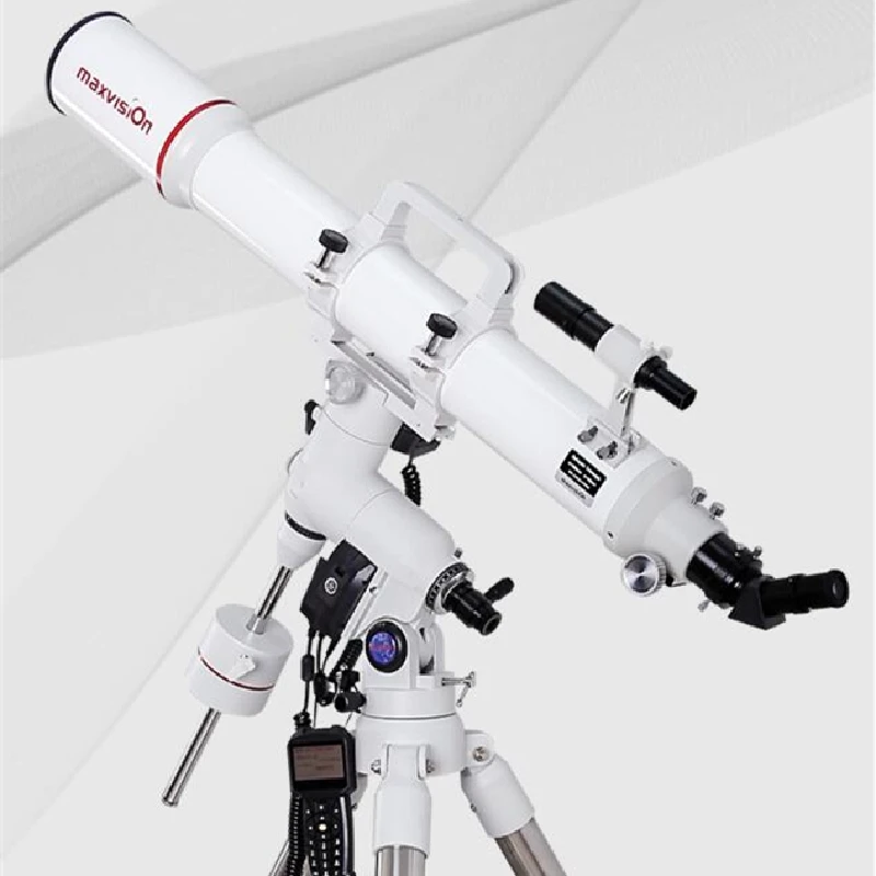 Maxvision 102/1000mm Achromatic GOTO Automatic Star-seeking Astronomical Telescope German Equatorial Mount 2 Inches Tripod | Инструменты