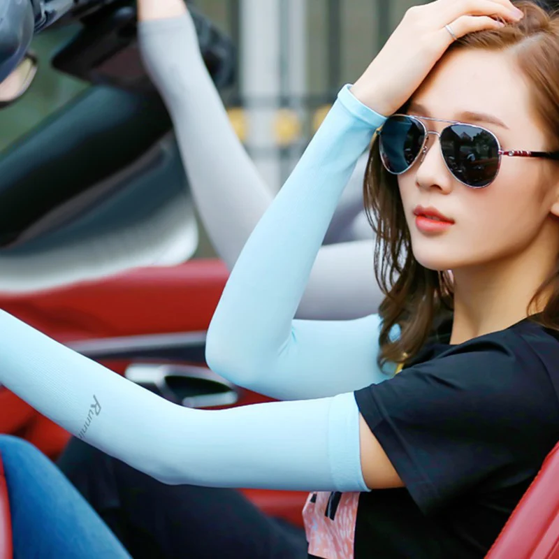 Защита от солнца охлаждающие рукава компрессионные летние женские и мужские УФ