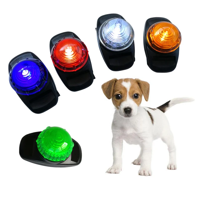 Pet Dog Led Light Lamp Tag Dog Collar Light Waterproof Pet Light Safety LED Clip-On Cat Light For Night Walking Pet Accessories