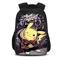 takara tomy pokemon cartoon anime kawaii backpack boy large capacity pikachu childrens lightweight backpack laptop student bag