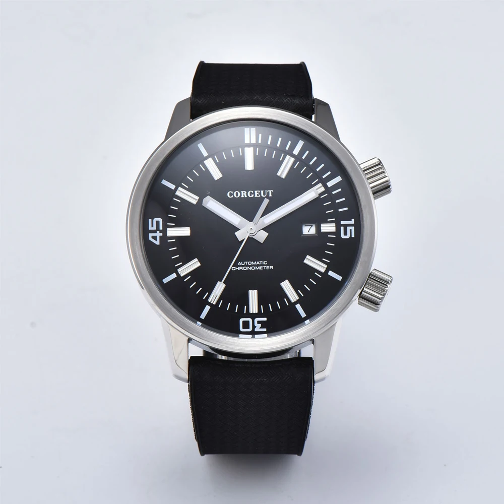 Мужские механические часы с автоматическим механическим циферблатом 44