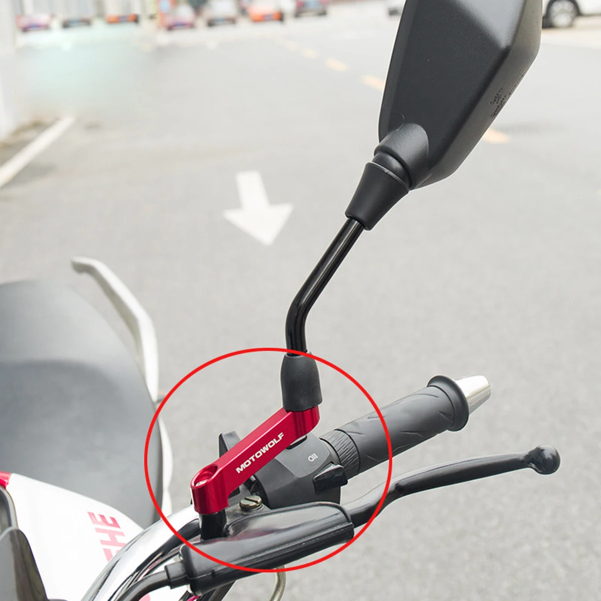 

8mm 10mm Aluminum Alloy Motorcycle Rearview Mirror Extension Mount Bracket Holder Universal Motorbike Riser Kit Accessories