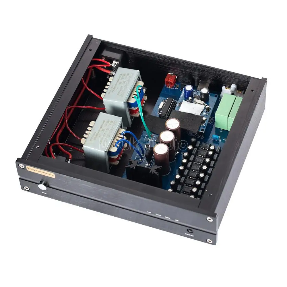 Douk аудио HiFi TDA1543 USB DAC аудио декодер цифровой аналоговый адаптер SA9227 DSD 32 бит/384 K