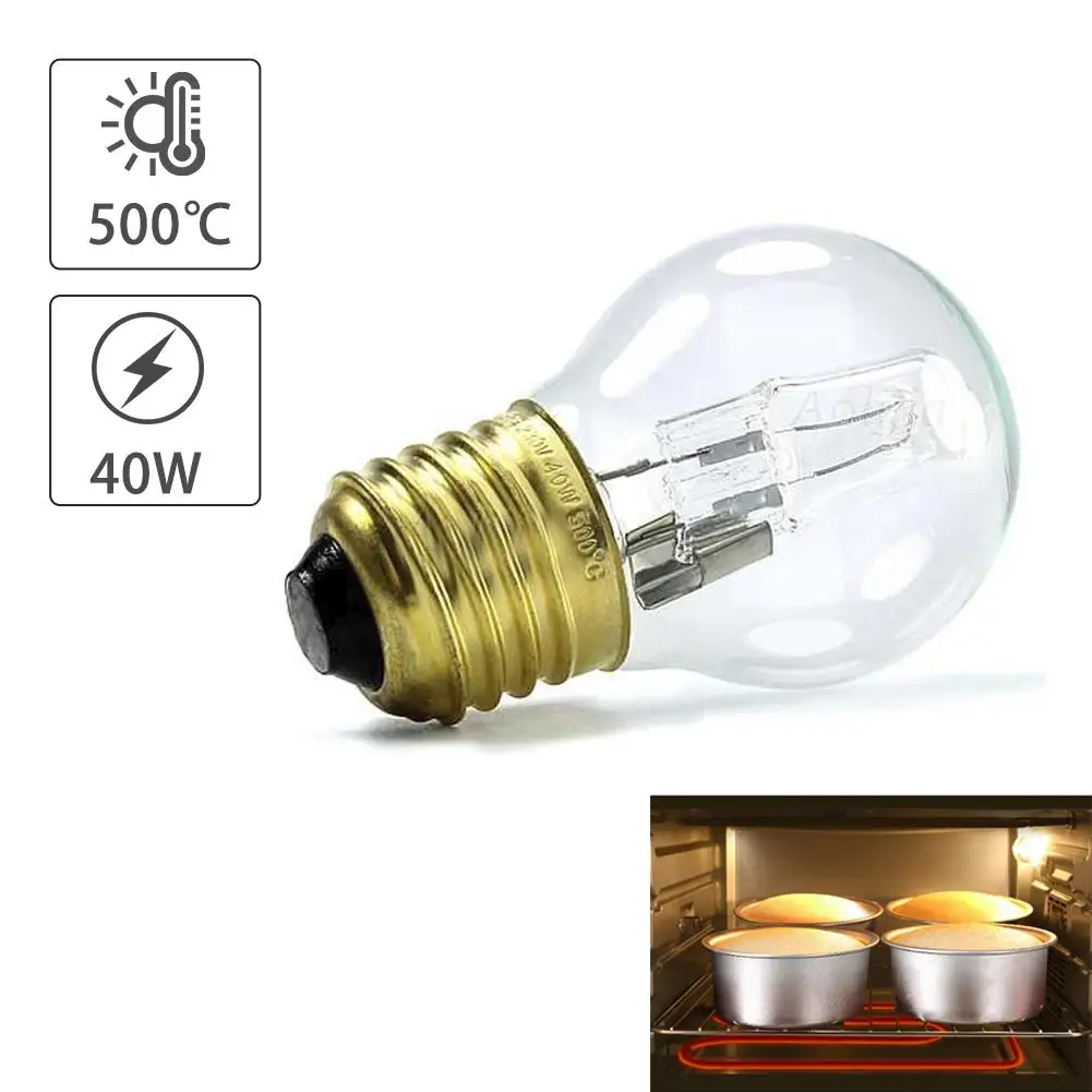40W 220V 240V E27 печь светильник лампы высокой Температура сопротивление 500 градусов