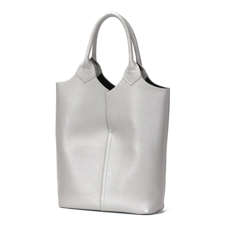 

Tamara 2021 New Style European And American Fashion Simple High-capacity Tote Bag Single Shoulder Bag, Top Layer Cowhide Handbag