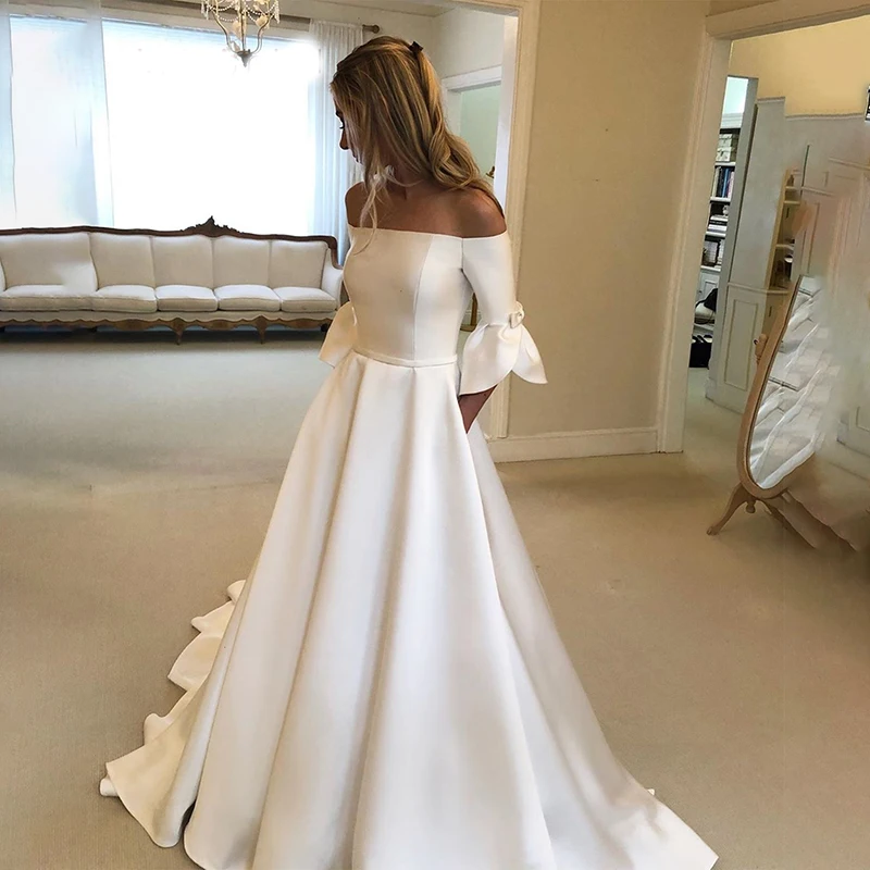 MYYBLE сексуальное платье без бретелек сатиновое в стиле ампир свадебное 2021 с милым