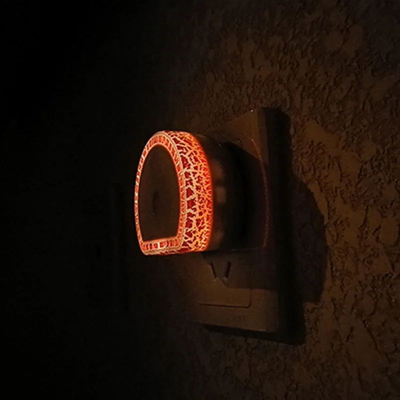 Светодиодный ночник с двойной перезаряжающийся usb датчиком настенный светильник