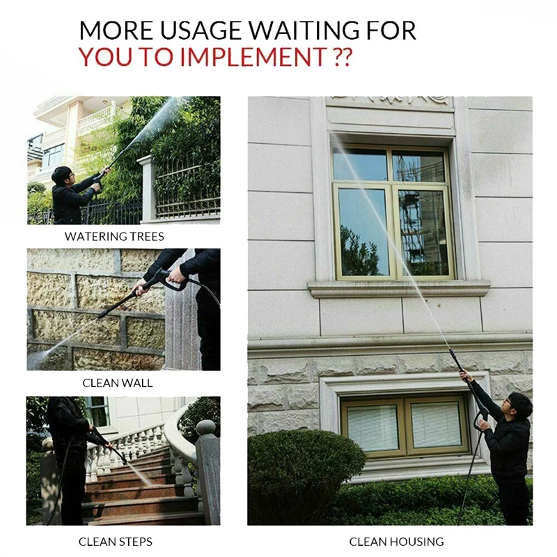 

160 Bar High Pressure Washer Spray-Gun Car Clean Water-Gun