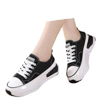 women s thick soled canvas breathable height increasing popular internet celebrity ins fashionable non slip casual shoes
