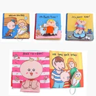 0-12 месяцев детская тканевая книга для раннего обучения Ванная комната для родителей и детей Интерактивная звуковая бумага головоломка