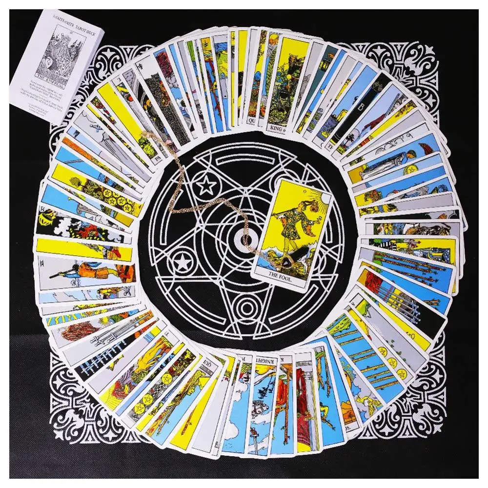 3 в 1 Таро колода для карт тарокчи таротология Универсальный ваитовый Divination Divining