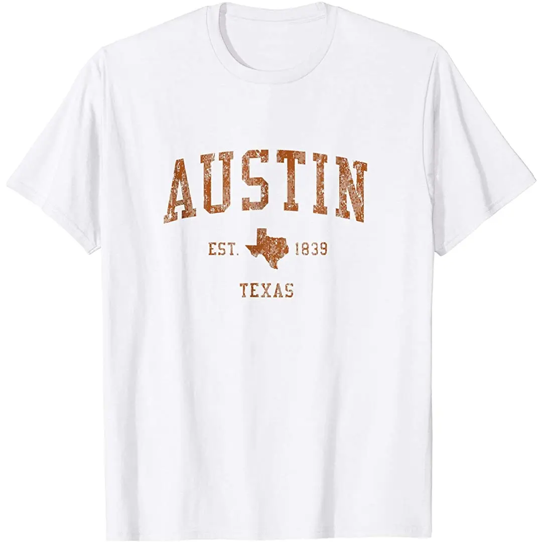 

Austin Texas TX Vintage Athletic Sports Design Tee