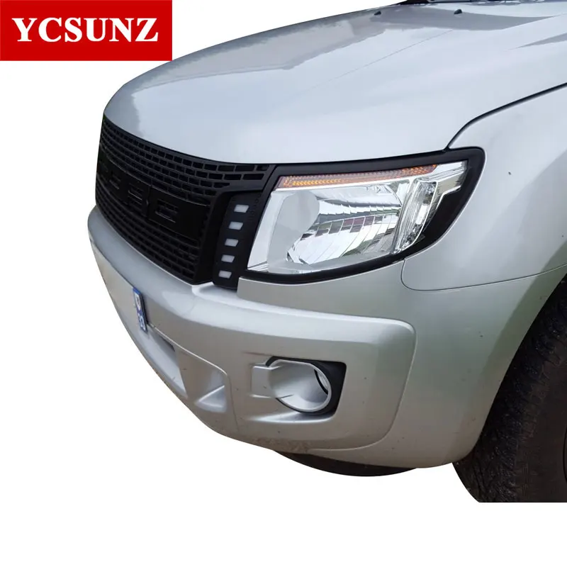 Налобный фонарь для Ford Ranger 2012 2013 2014 T6|sticker 3m|cover tracksticker business |