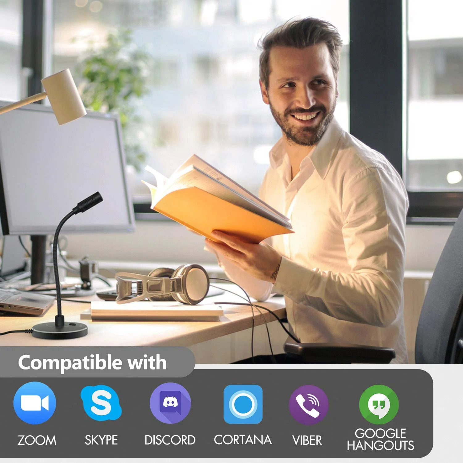 Fivtek usb настольный микрофон Plug &amp Play компьютера ПК ноутбука кардиоидный кнопка