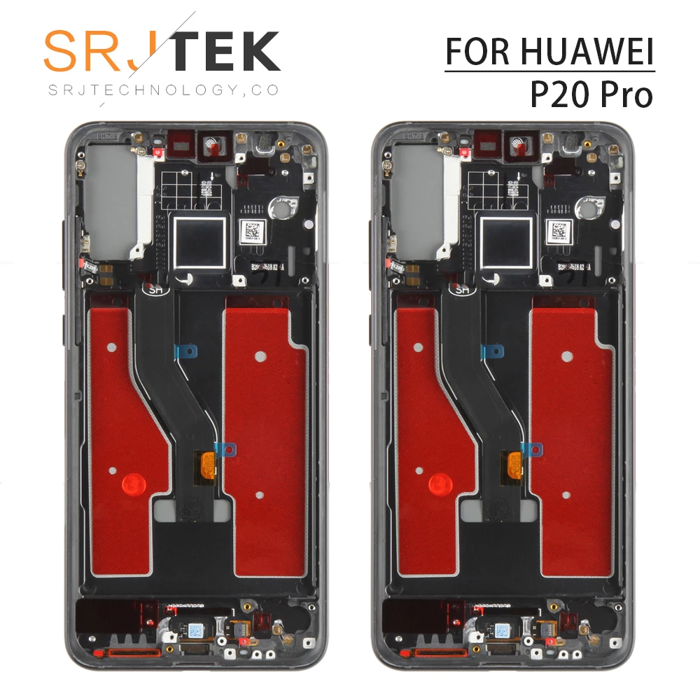 Srjtek Новинка для Huawei P20 Pro ЖК рамка Корпус Передняя средняя чехол запасные части