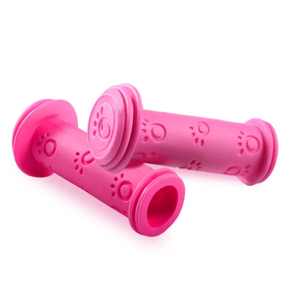 

Rubber Grip Handle Bike Handlebar Grips Cover Anti-skid Bicycle Tricycle Skateboard Scooter For Child Kids Blue Red