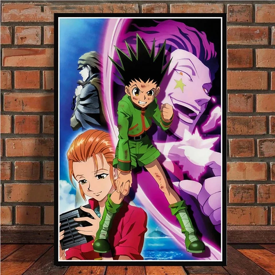 

Hd Prints Poster Picture Canvas Painting Nordic Style Hunter X Hunter Animation Wall Artwork Modular Living Room Home Decoration