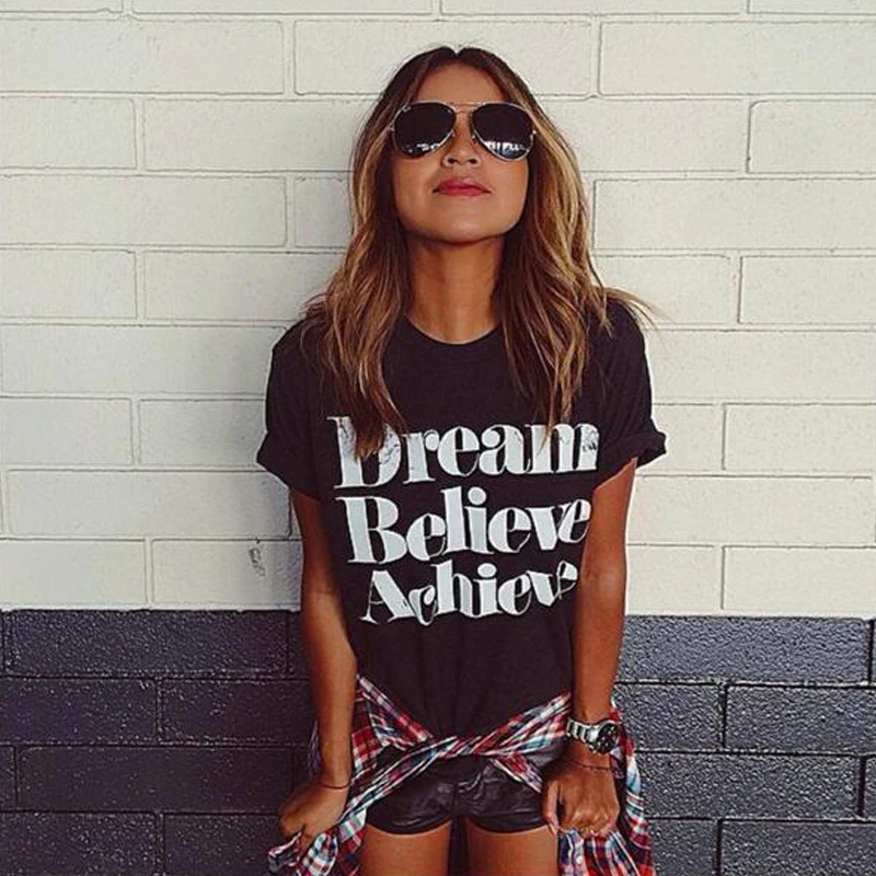 

2020 Summer Women T-shirts Print Letters T shirt Women Short Sleeve Shirt White Tee Shirt Femme Clothes Plus Size 2XL 5