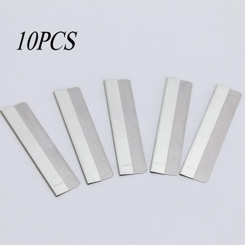 10 шт./компл. Бритва для бровей лезвие-триммер из нержавеющей стали нож лица лезвие