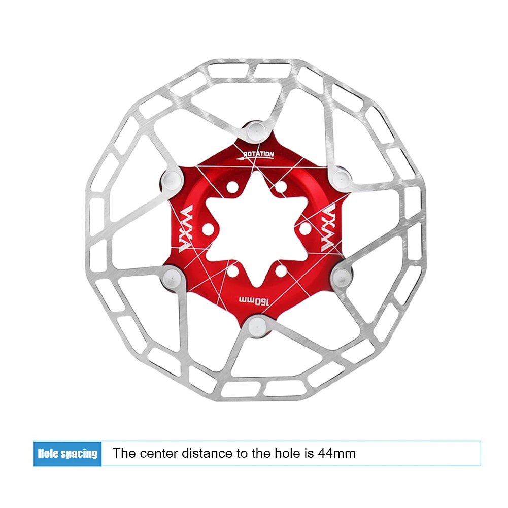 

1pcs Mountain Bike Brake Rotor Bicycle 160mm Disc Brake Stainless Steel Rotor Strong Heat Dissipation MTB Mountain Bike Parts