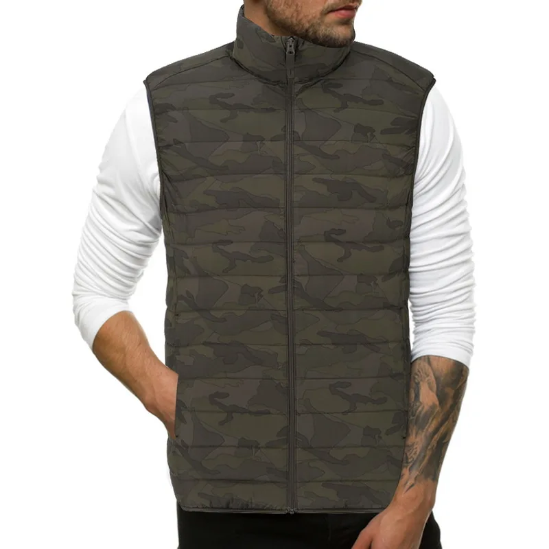 

2020 Fashion Mens Cotton Vest Sleeveless Jacket Autumn Thermal Soft Vests Casual Coats Thicken Waistcoat Outdoor Men's Vest