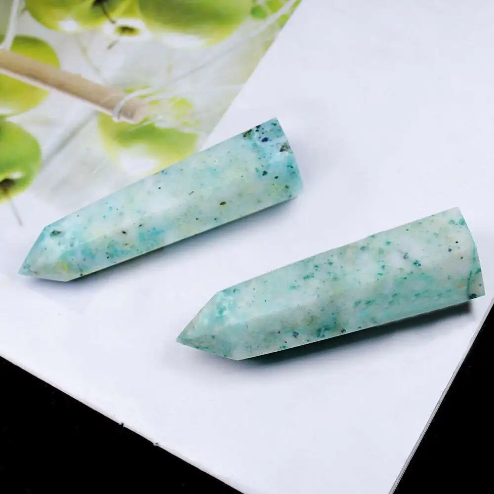 

Natural Crystal Quartz Column Mineral Gem Stone Specimen