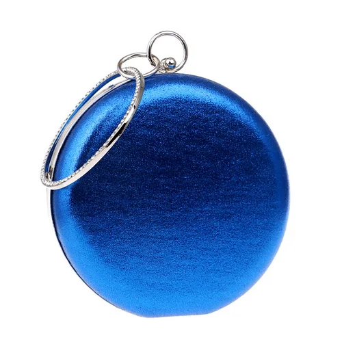 YM1194blue Звездное небо круговая модная Замшевая сумка через плечо с цепным ремнем женские сумки через плечо дамская сумочка круглая сумочка - Цвет: YM1194blue