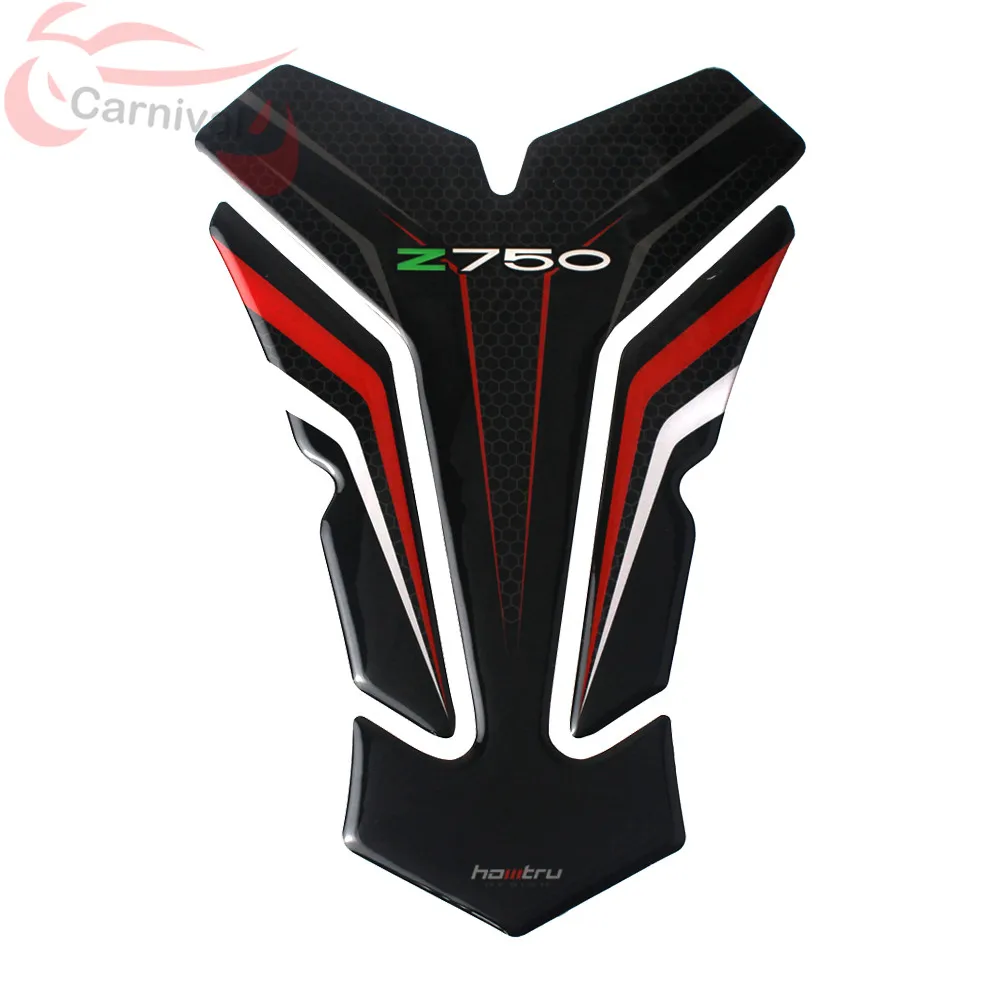 For Kawasaki Z750 Z750R Z750S Tankpad 3D Tank Pad Protector Motorcycle Decal Sticker | Автомобили и мотоциклы