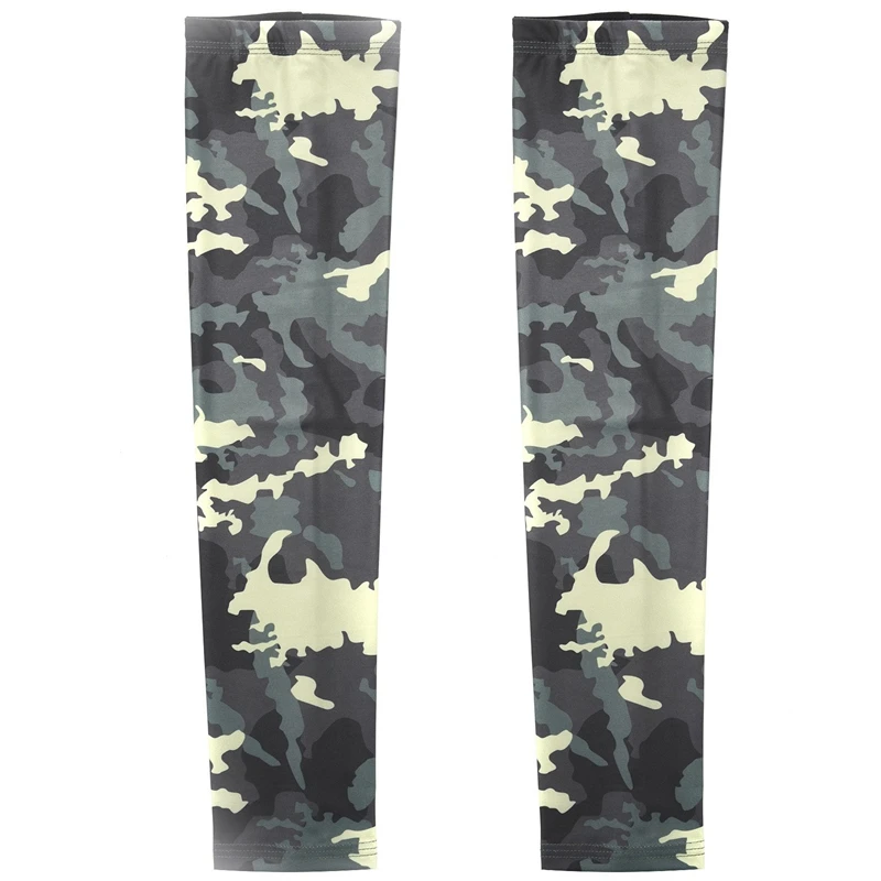 

Arm Sleeves Protective Sun UV Sleeves Cover Camouflage Cooling Cycling Arm Sleeves For Men Women