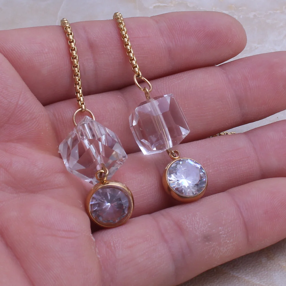 Модное кольцо из нержавеющей стали праздничная бижутерия для женщин 85 см длинная