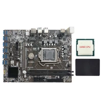 b250c mining motherboard with g4560 cpusata ssd 128g 12xpcie to usb3 0 graphics card slot for btc