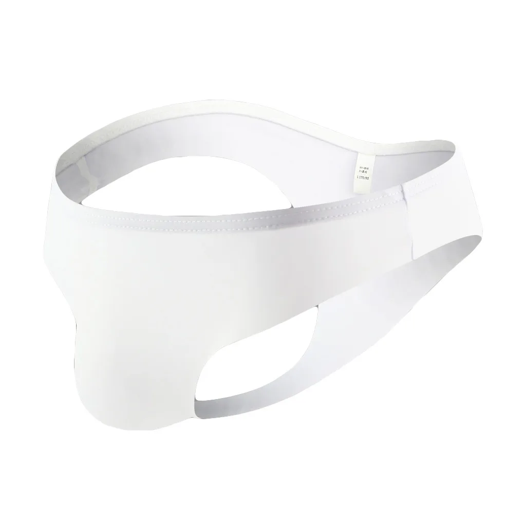 Мужские пикантные трусы однотонное дышащее нижнее белье в стиле пэчворк мягкие