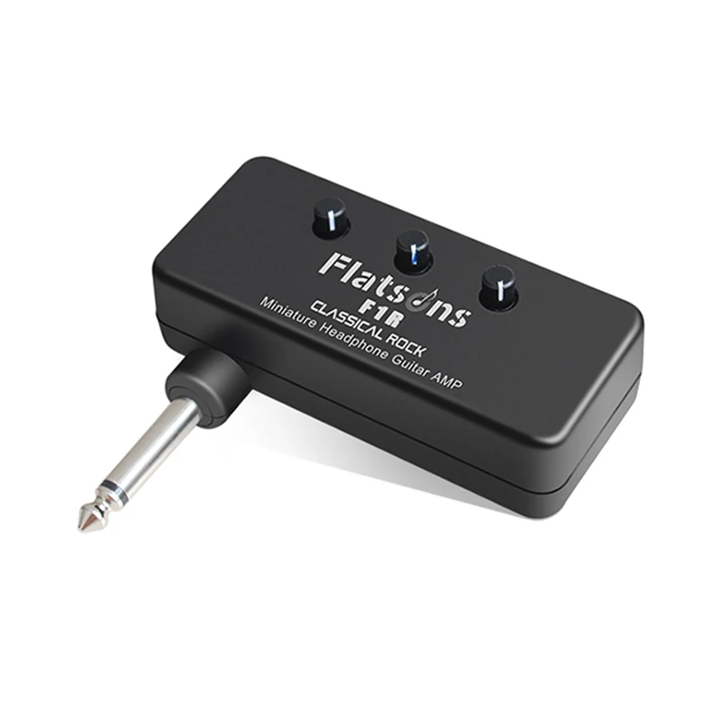 Flatsons F1R мини моделирующий усилитель для наушников гитарный с 3 5 мм разъемом AUX