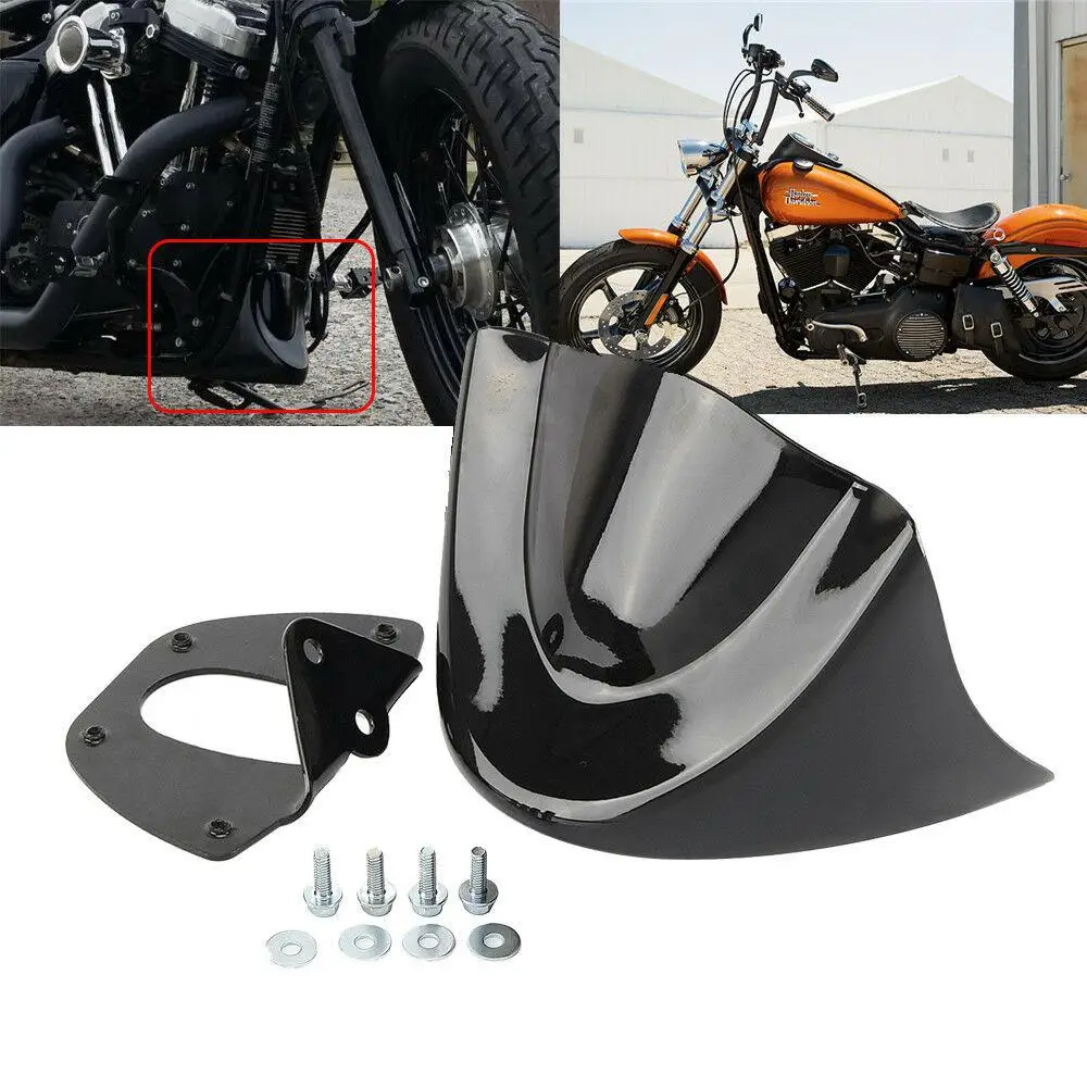 HiMISS мотоциклетный глянцевый брызговик обтекатель Air Dam для Dyna Fat Bob FXDL 2006-2017 |