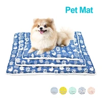 all seasons pet mat dog bed warming cotton integra washable printing breathable dogs pad breathable portable cat travel mats