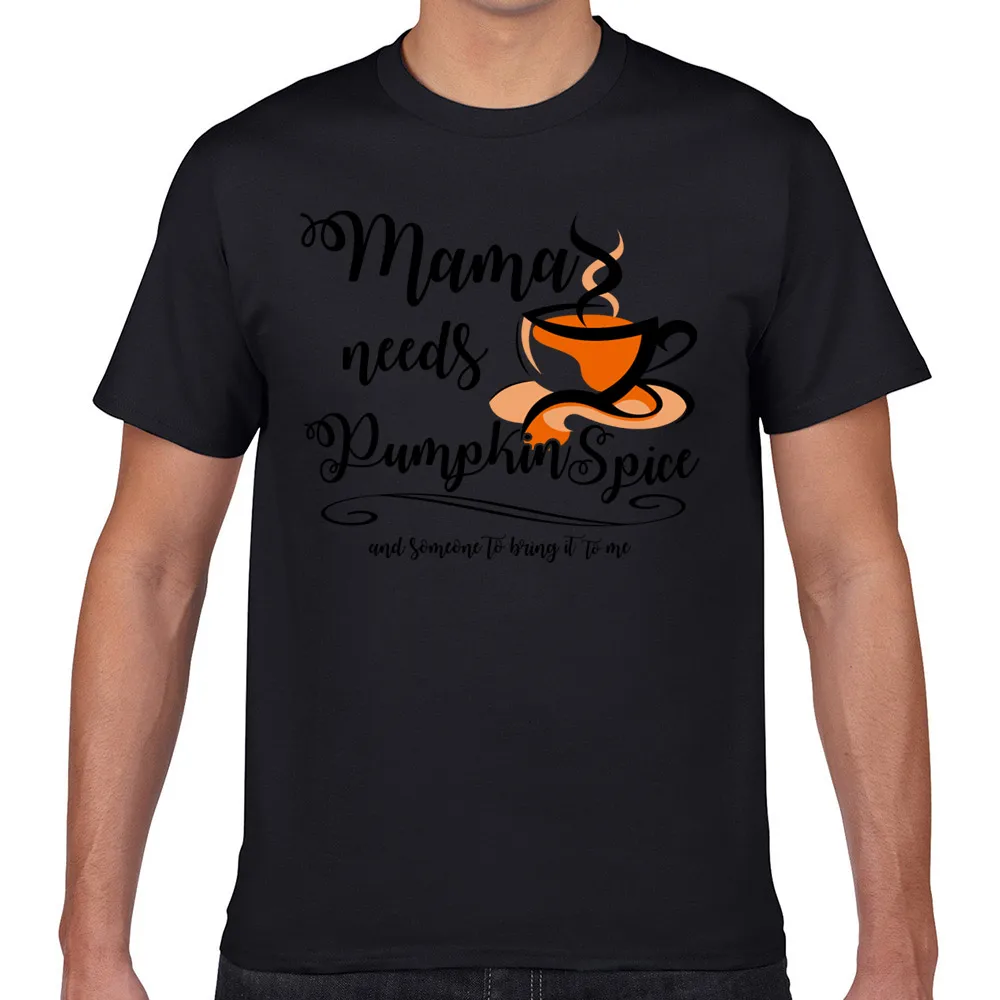 

Футболка мужская хлопковая в стиле Харадзюку, пикантная рубашка с изображением тыквы и специй для мамы, XXXL