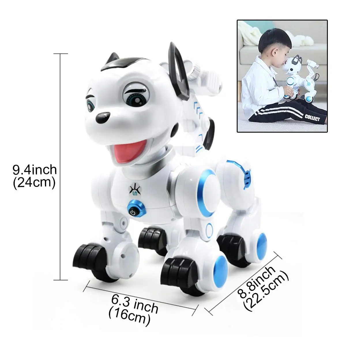Игрушки LE NENG K10 интеллектуальная собака с дистанционным управлением робот