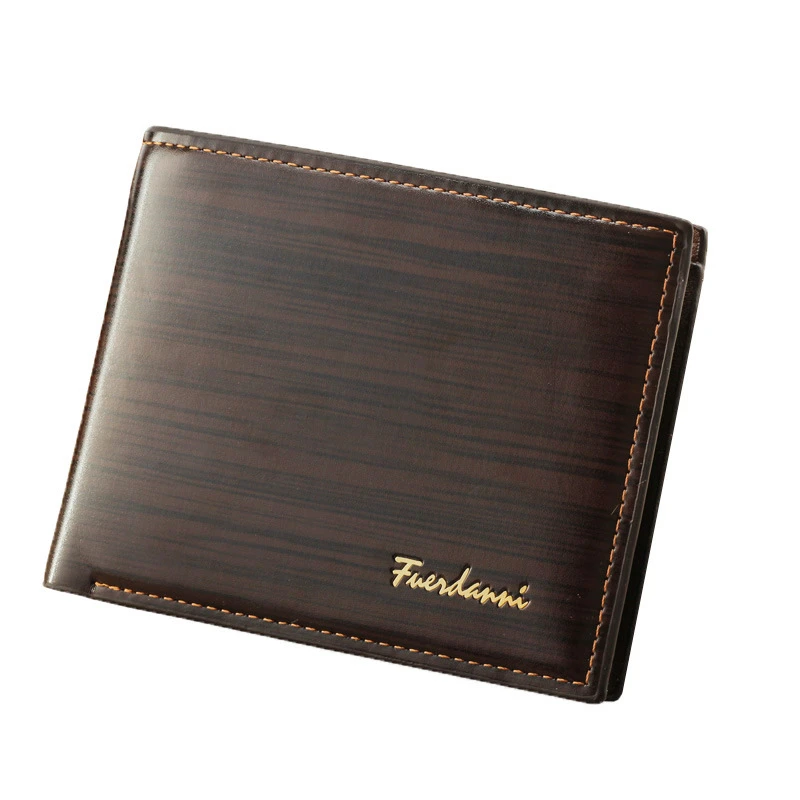 

PU Men's Wallet Retro Leather Men's Short Wallet Horizontal Multi-Card Wallet Luxury Wallet Fashion Pure Color Wallet