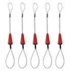 5pcs Электрический пуш-ап съемники трубопровода красный провод тяги для протяжки проводов крепежный инструмент для электрических для протяжки проводов кабеля Съемник #35