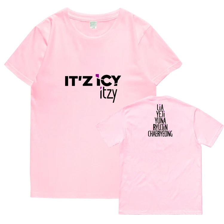 ITZY комбинированный альбом IT'z ледяная летняя свободная одежда Kpop с коротким