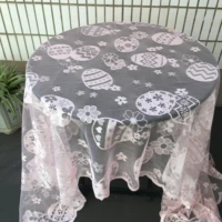 easter table cloth egg lace doily white blue pink lace floral table cover tablecloth hotel home festival wedding dinning cover