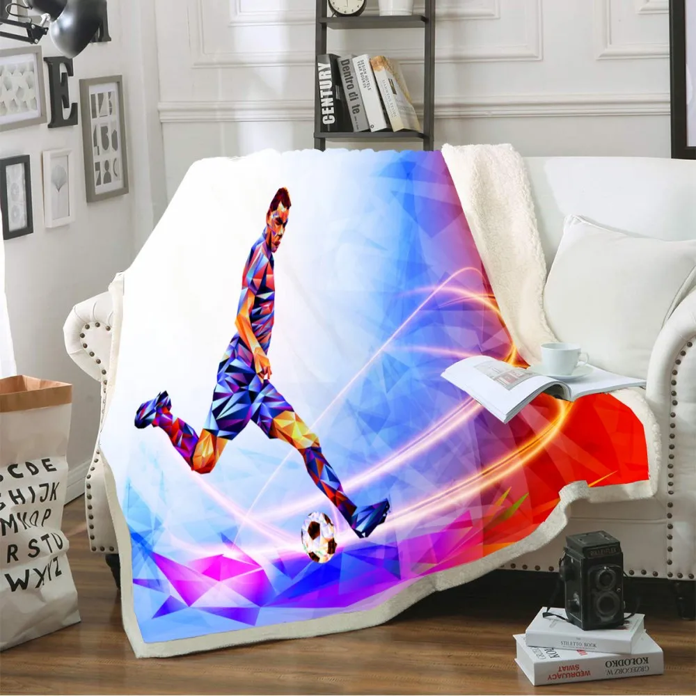 Олимпийские игры спортивное одеяло мягкое уютное Коралловое Флисовое для